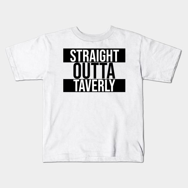 Straight Outta Taverly Kids T-Shirt by OSRSShirts